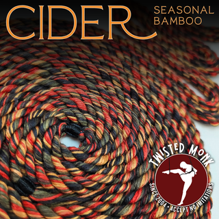 Hand-Spun Bamboo Bondage Rope - Seasonal Cider