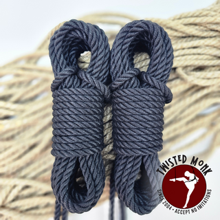 Black POSH Bondage Rope - Small Batch & Ethically Sourced | The Twisted Monk