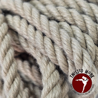 Natural POSH Bondage Rope - Small Batch & Ethically Sourced | The Twisted Monk
