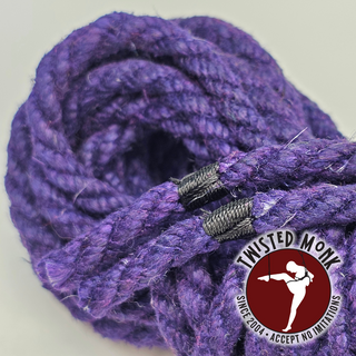 Violet Hemp Bondage Rope - Durable & Ethical | The Twisted Monk