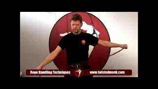 Beginner rope bondage video demonstrating essential rope handling techniques for safe practice