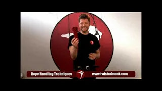 Beginner rope bondage video showing techniques for safe rope handling and bondage skills