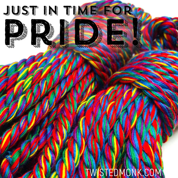 Just in time for pride: Rainbow rope!