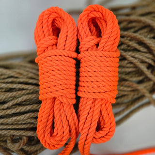 Orange UV POSH Bondage Rope - Small Batch & Ethically Sourced | The Twisted Monk