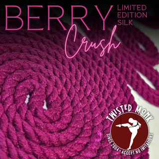 Berry Crush - Hand-Dyed Raw Silk | The Twisted Monk