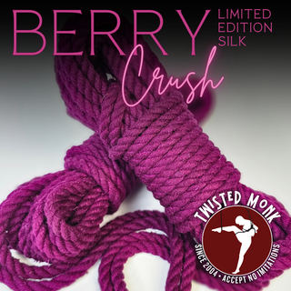 Berry Crush - Hand-Dyed Raw Silk | The Twisted Monk