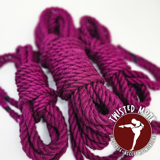 Berry Crush - Hand-Dyed Raw Silk | The Twisted Monk
