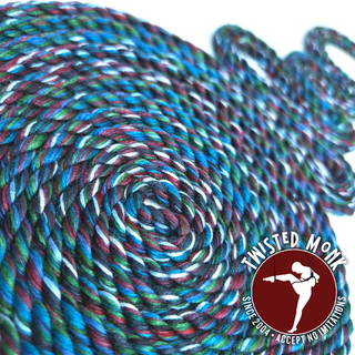 Hand-Spun Bamboo Bondage Rope - Seasonal Midnight Garden
