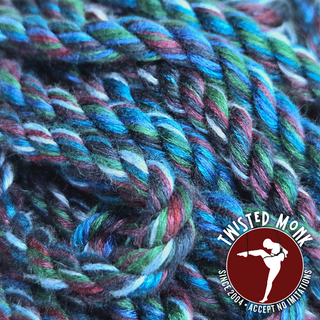 Hand-Spun Bamboo Bondage Rope - Seasonal Midnight Garden