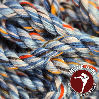 Hand-Spun Bamboo Bondage Rope - Seasonal Monsoon Sunset