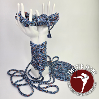 Hand-Spun Bamboo Bondage Rope - Seasonal Monsoon Sunset