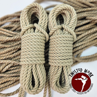 Natural POSH Bondage Rope - Small Batch & Ethically Sourced | The Twisted Monk
