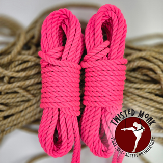 Hot Pink! POSH Bondage Rope - Small Batch & Ethically Sourced | The Twisted Monk