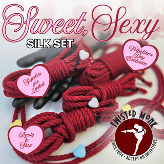 Sweet, Sexy Silk Set (V-Day Exclusive, ready to ship!)