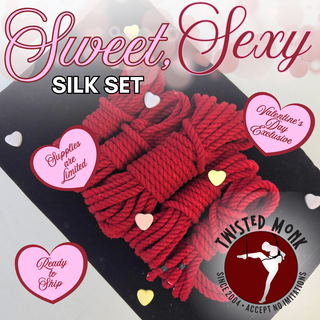 Sweet, Sexy Silk Set (V-Day Exclusive, ready to ship!)