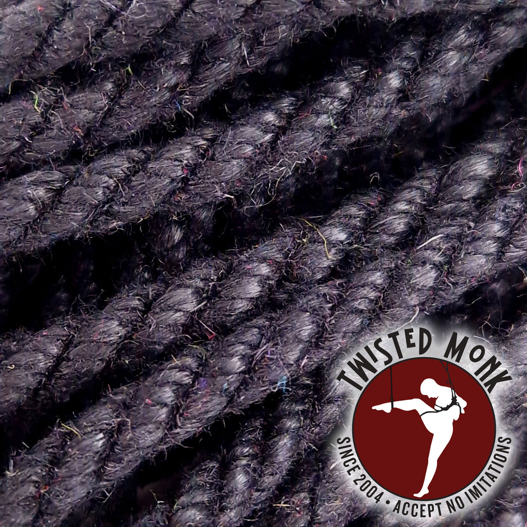 Monk Rope Durable Black Hemp Bondage Rope | The Twisted Monk
