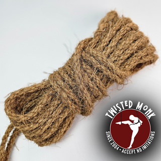 Handspun coconut rope from The Twisted Monk, ideal for a variety of creative uses and projects
