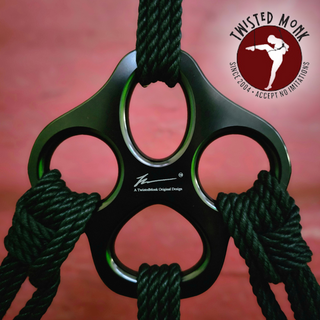 MonkEz Paw suspension plate by The Twisted Monk designed for secure rope attachment
