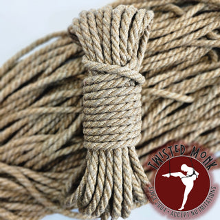 Robust bondage rope set by The Twisted Monk, perfect for various binding techniques and safe play