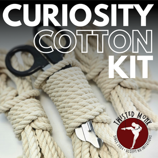 White curiosity cotton rope kit with soft texture for various crafting and art projects