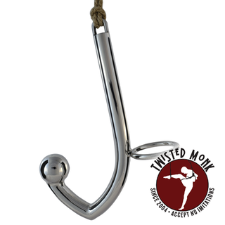 Polished Specialty Steel bondage J hook designed for durability and versatility in restraint applications
