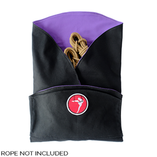 The Twisted Monk MonkSak Pak storage solution for organizing ropes with a sleek black design