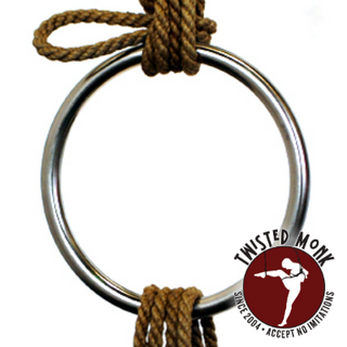 Durable original bondage suspension ring by William C. Steel, essential for secure and safe rigging