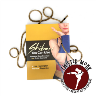 Shibari book set featuring 'Shibari You Can Use' guide with Japanese rope and techniques