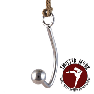 William C. Steel Z-Hook bondage accessory with smooth stainless steel finish for secure attachment